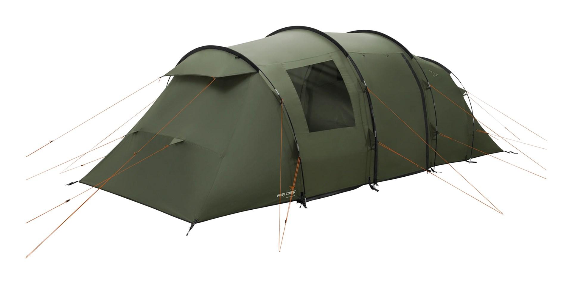 Easy Camp Leka Twin 6 – grøn tunneltelt til 6 personer