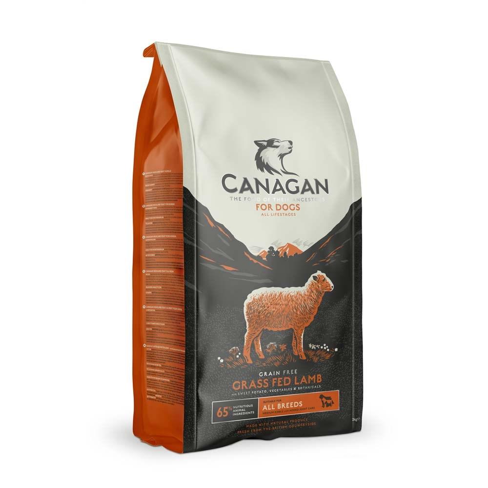 Canagan kornfrit tørfoder med græsfodret lam – 6 kg