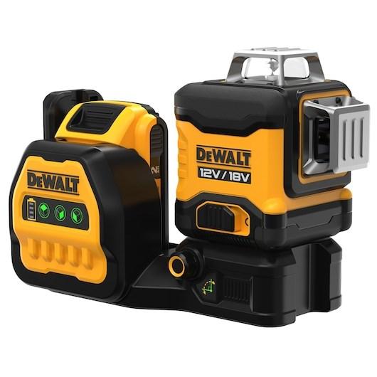 DeWALT Dw 18/12V 3 X 360⁰ Linje Laser Grøn           - DCE089D1G18-QW