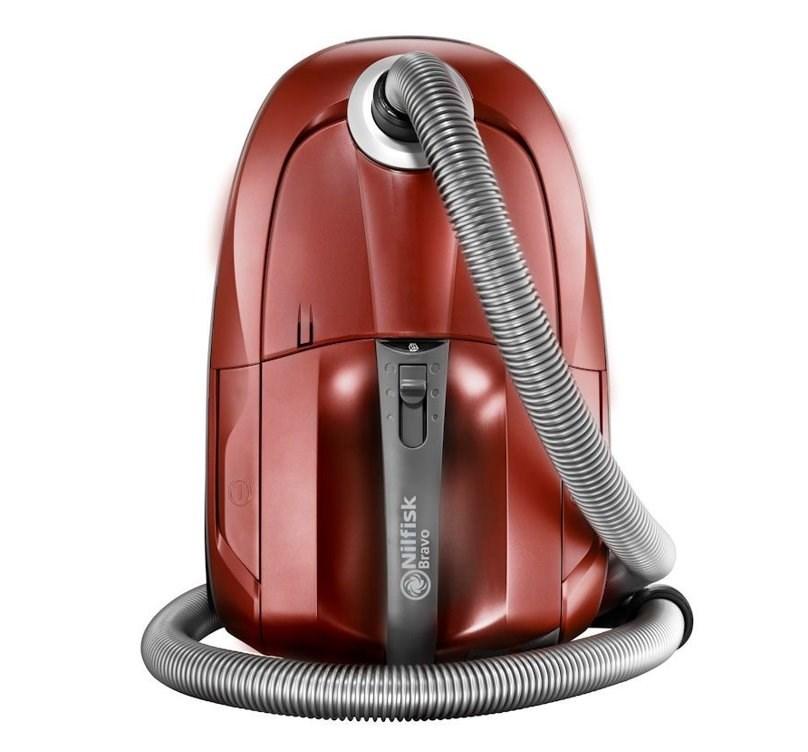 Nilfisk Bravo SR10P07A EU støvsuger – 4,3 l pose, 700 W, rød