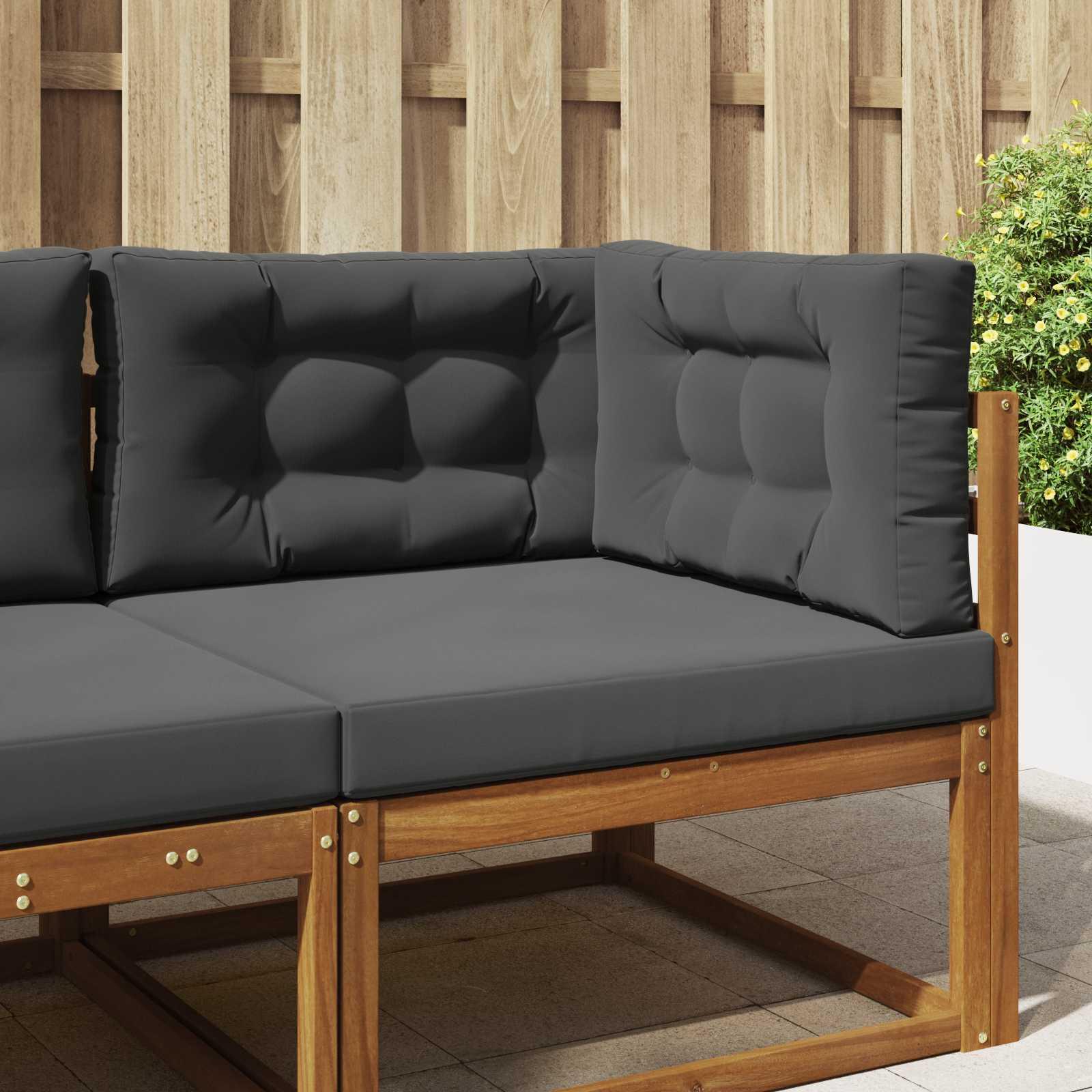 Udendørs Sofa Pude 3 stk Antracit Polyester