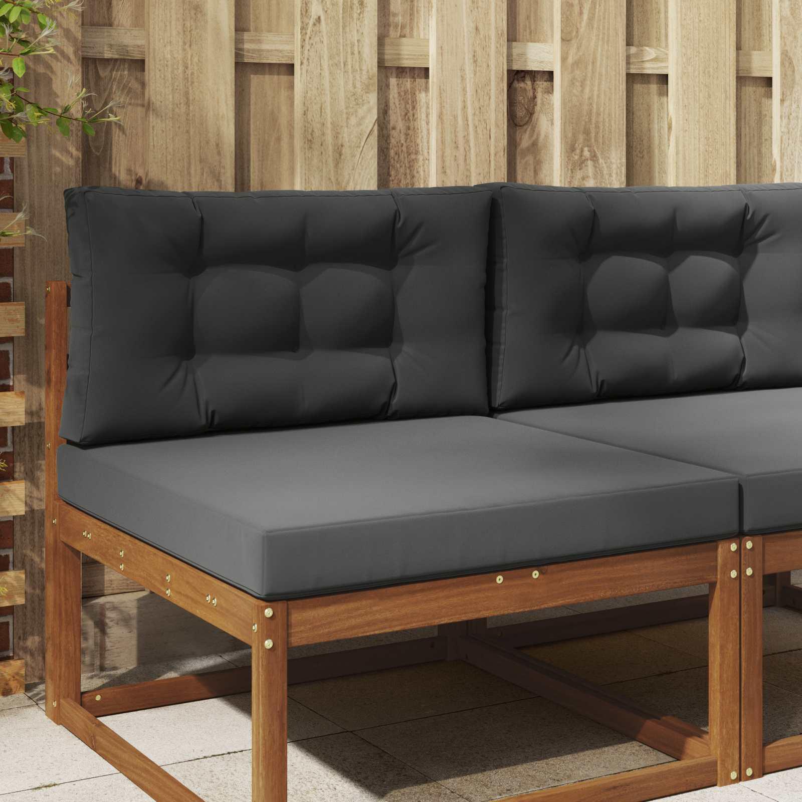 Udendørs Sofa Pude 2 stk Antracit Polyester