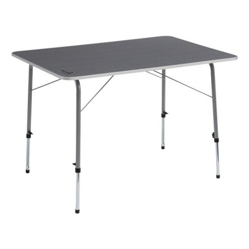Easy Camp campingbord 80 × 60 cm - højdejusterbart, foldbart - bronze/grå