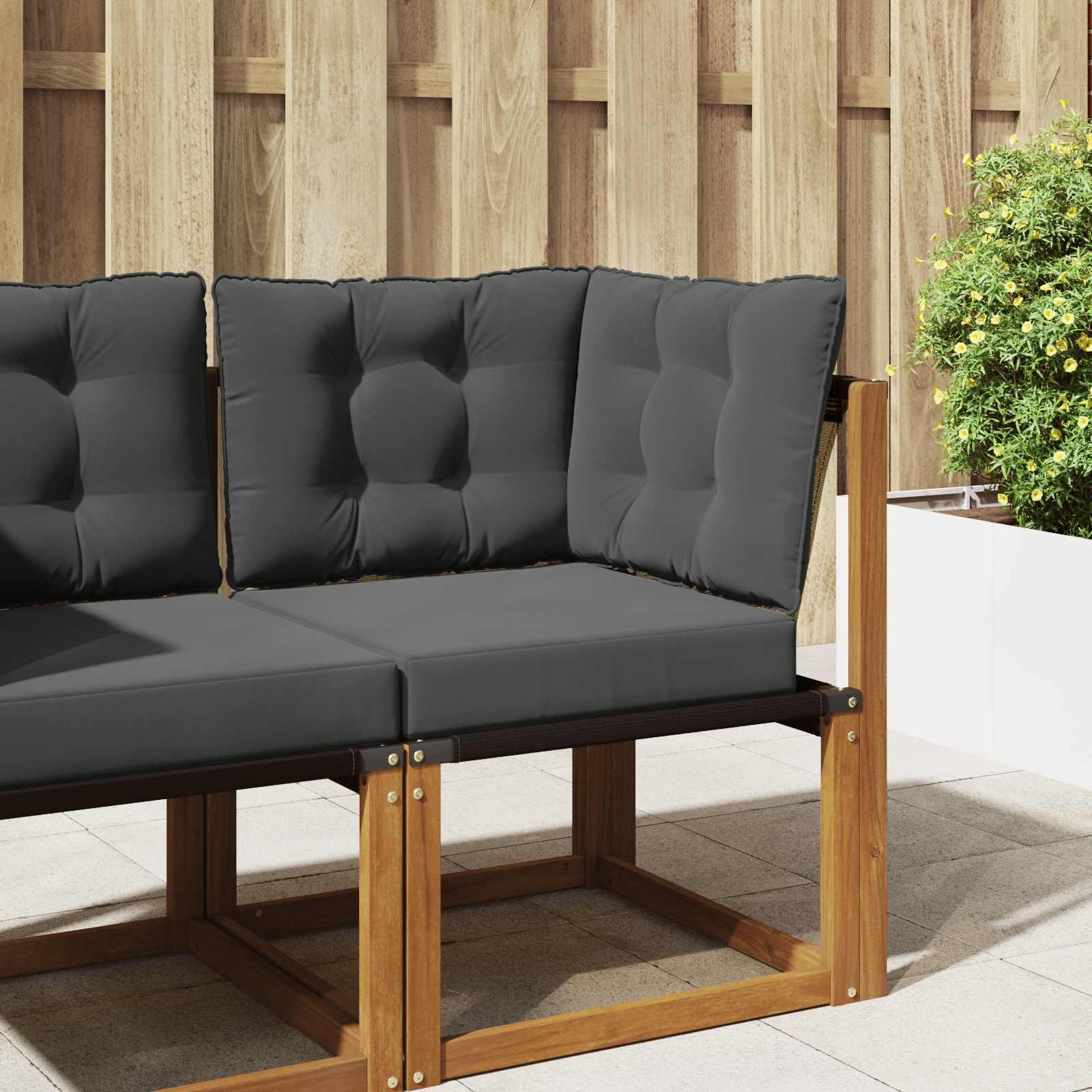 Udendørs Sofa Pude 3 stk Antracit Polyester