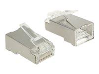 DeLOCK RJ-45 netværkskonnektor CAT 5e UTP - gennemsigtig (20-pak) billede