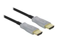 DeLOCK HDMI-kabel 15 m – HDMI han til han, 4K 60 Hz, sort