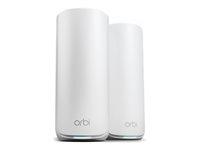 NETGEAR Orbi 870 Series RBE872 - Wi-Fi-system - (router, forlænger) - op til 6000 sq.ft - mesh 10GbE, 2.5GbE, Wi-Fi 7 - Wi-Fi 6 - Multi-Band