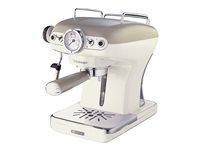Ariete Vintage 1389 espressomaskine med mælkeskummer - beige billede