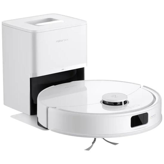 Roborock Q10 PF+ robotstøvsuger med base hvid