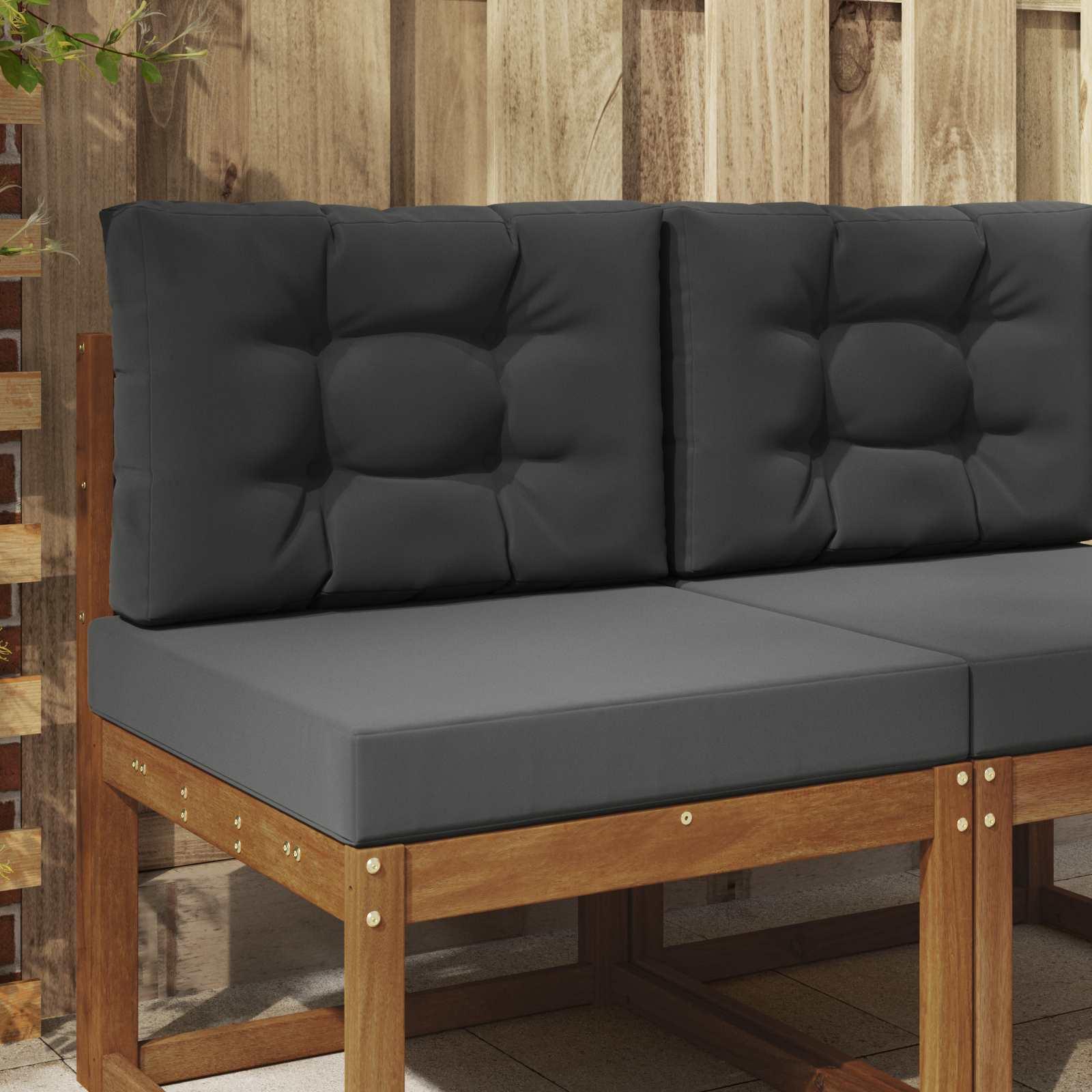 Udendørs Sofa Pude 2 stk Antracit Polyester