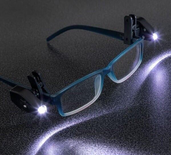 360º LED Clips til Briller 2 enheder