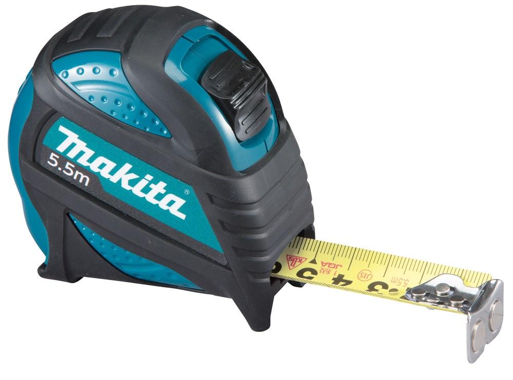 Makita målebånd 5,5 m - blå/sort