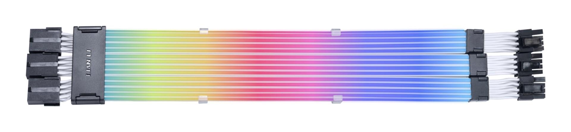 LIAN LI PW12-1W ARGB PCIe 3×8-pin for grafikkort – 0,36 m billede