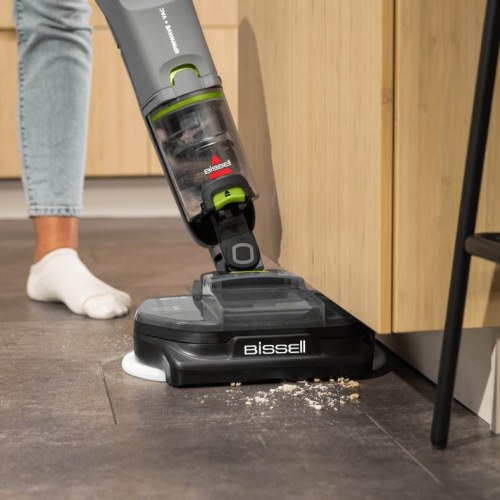 BISSELL SpinWave + Vac Pet Pro - ledningsfri gulvvasker og støvsuger, grå/sort