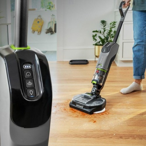 BISSELL SpinWave + Vac Pet Pro - ledningsfri gulvvasker og støvsuger, grå/sort