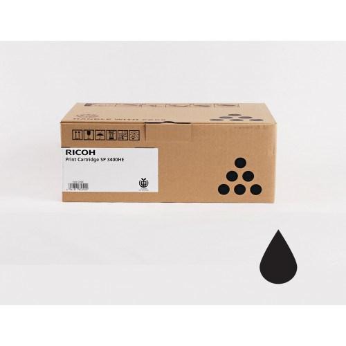 Ricoh SP 3400LE sort tonerpatron - original billede