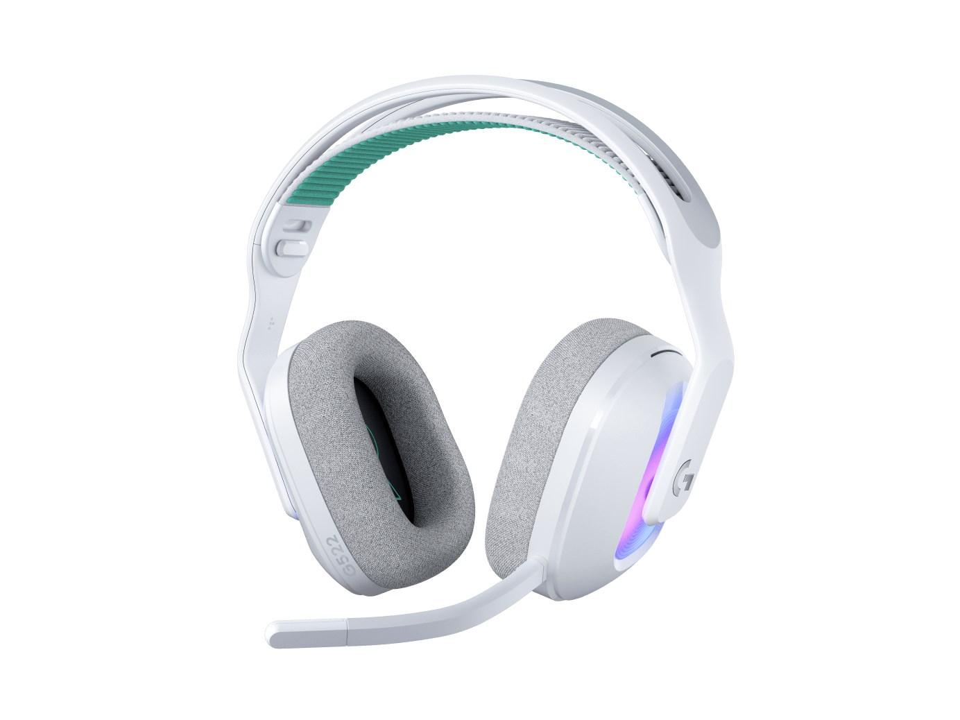 Logitech G G522 Lightspeed trådløst gaming-headset - hvid