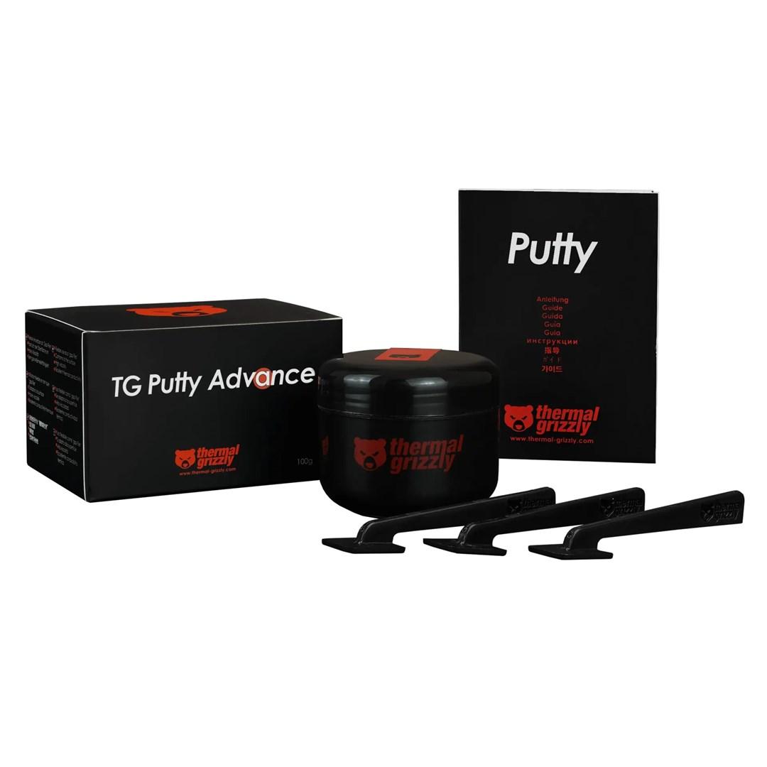 Thermal Grizzly Putty Advance 100g blau, Termisk pasta, Sort, Blå, -40 - 120 °C, 100 g, 1 stk