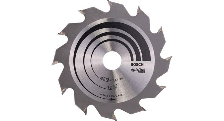 Bosch Optiline Wood rundsavklinge 160 mm - 36 tænder, 20 mm hul billede
