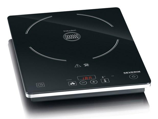 SEVERIN KP 1071 induktionskogeplade - bordmodel, 1 zone, sort billede