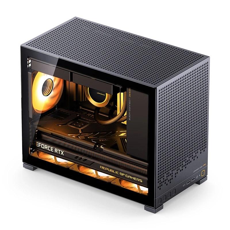 Jonsbo D32 Pro midi-tower kabinet - sort billede