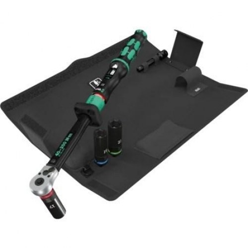 Wera Click-Torque momentnøgle 1/2" - 40-200 Nm, sæt 6 dele