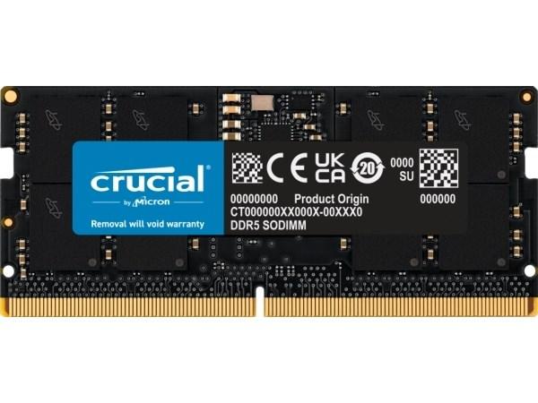Crucial CT16G56C46S5T - 16 GB DDR5 262‑pin SO‑DIMM ECC RAM (1×16 GB) billede