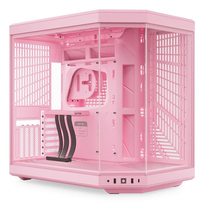 Hyte Y70 Milk midi tower – pink PC-kabinet billede