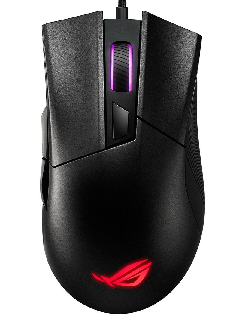 ASUS ROG Gladius II Core gamingmus - højrehånd, USB, 6.200 DPI billede