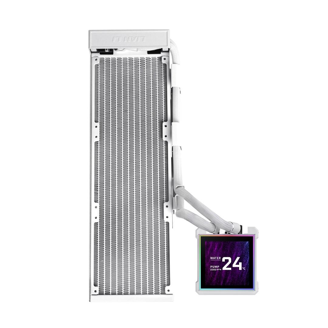 LIAN LI HydroShift II LCD-S 360 - hvid AIO væskekøler uden blæsere billede