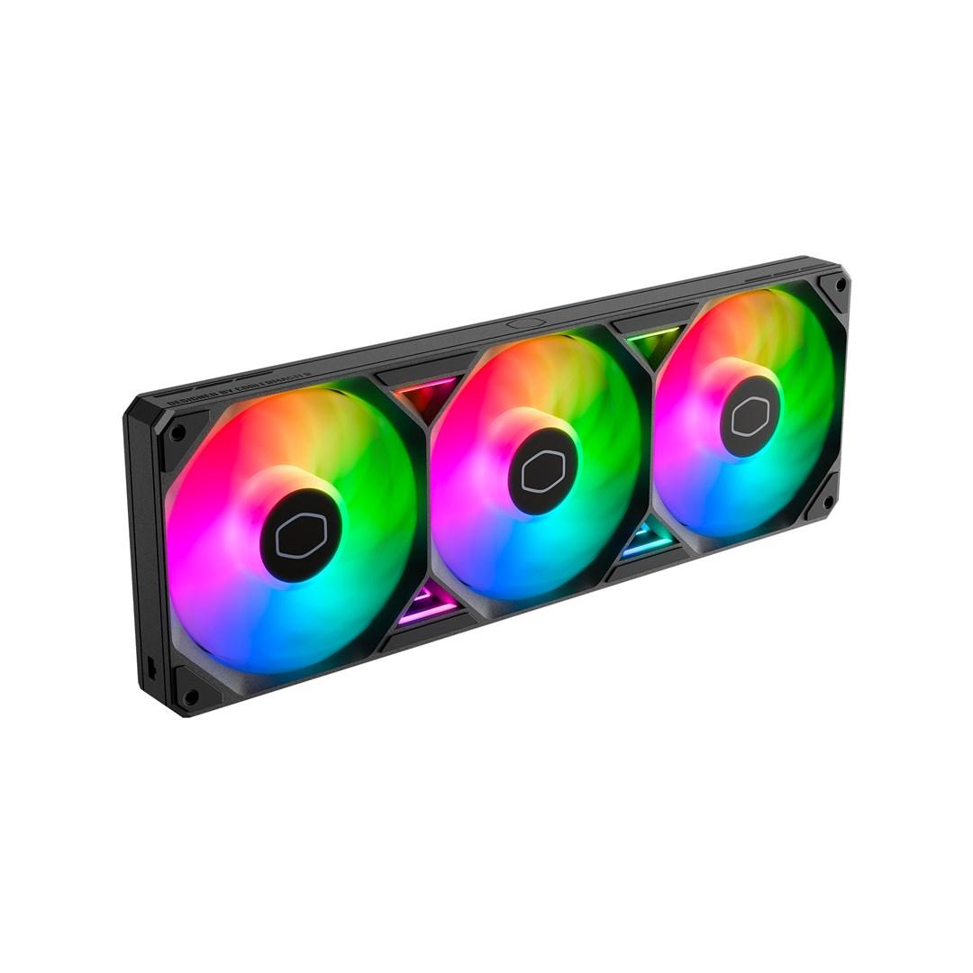 Cooler Master SickleFlow Edge 360 ARGB kabinetventilator 120 mm – Sort (1 stk) billede