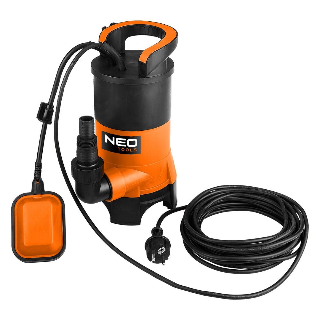 NEO TOOLS dykpumpe til snavset vand - 400 W, 8.000 l/t
