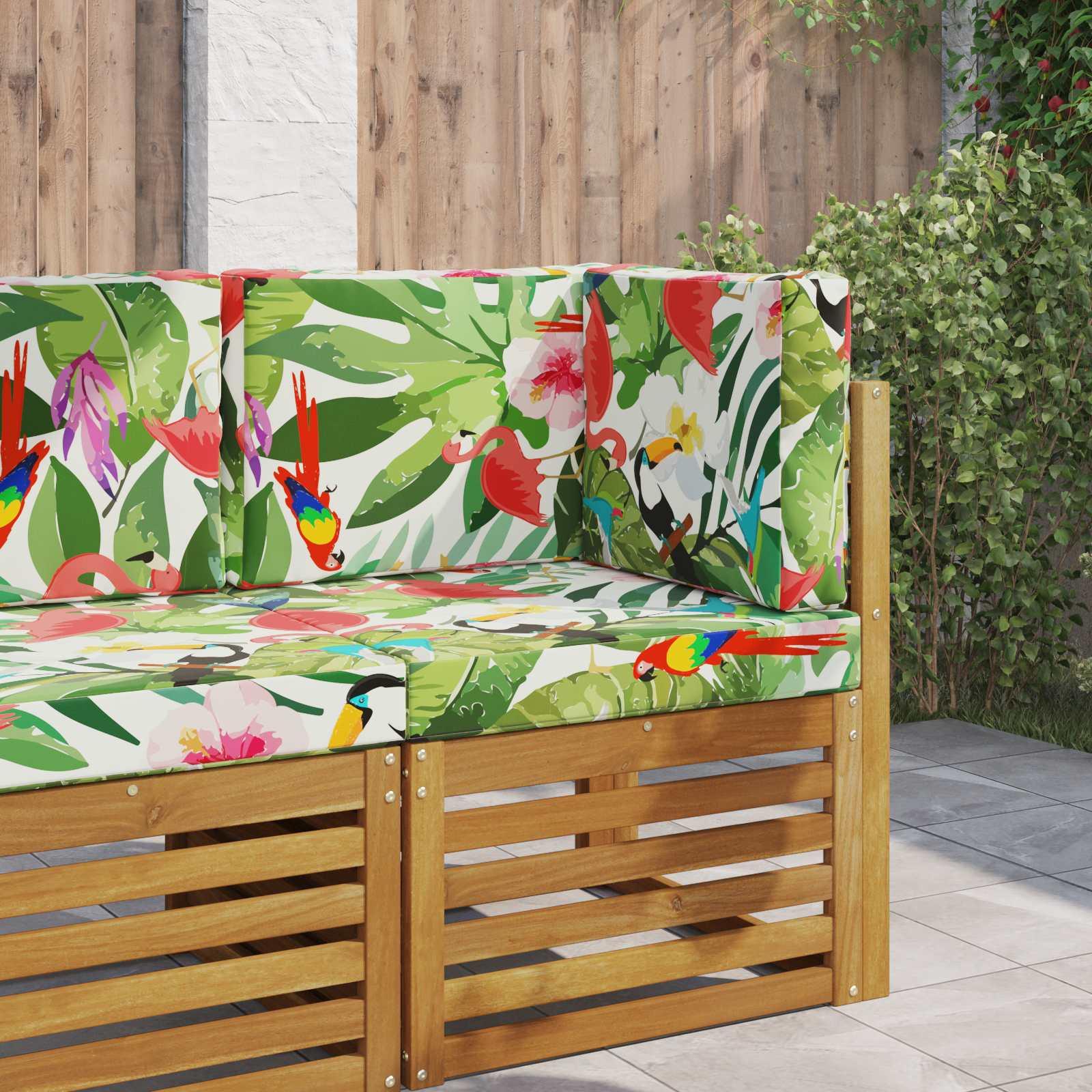 Udendørs Sofa Pude 3 stk farverig Polyester