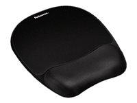 Fellowes Memory Foam musemåtte med håndledsstøtte - sort billede