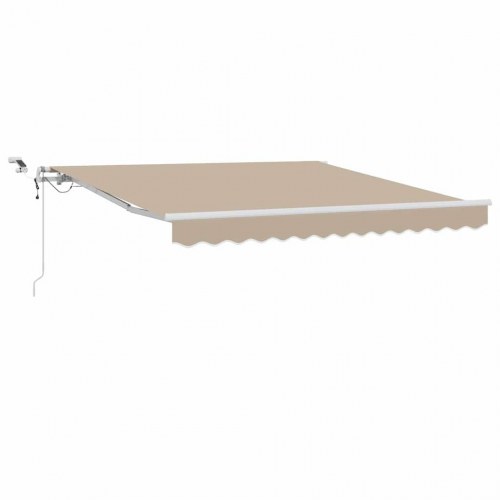 Elektrisk markise med LED og vindsensor 3 x 2,5 m - beige