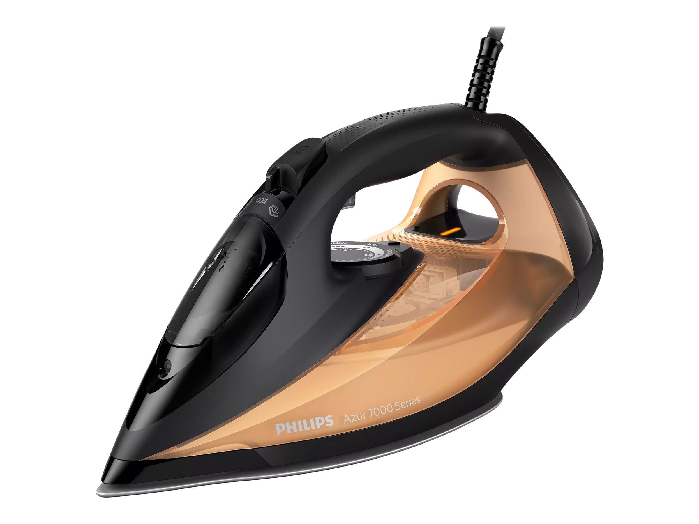 Philips Azur 7000 Series DST7040 dampstrygejern 2.800 W - sort/guld billede