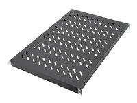DIGITUS DN-97649 rackhylde 19" - 1U, sort (RAL 9005) billede
