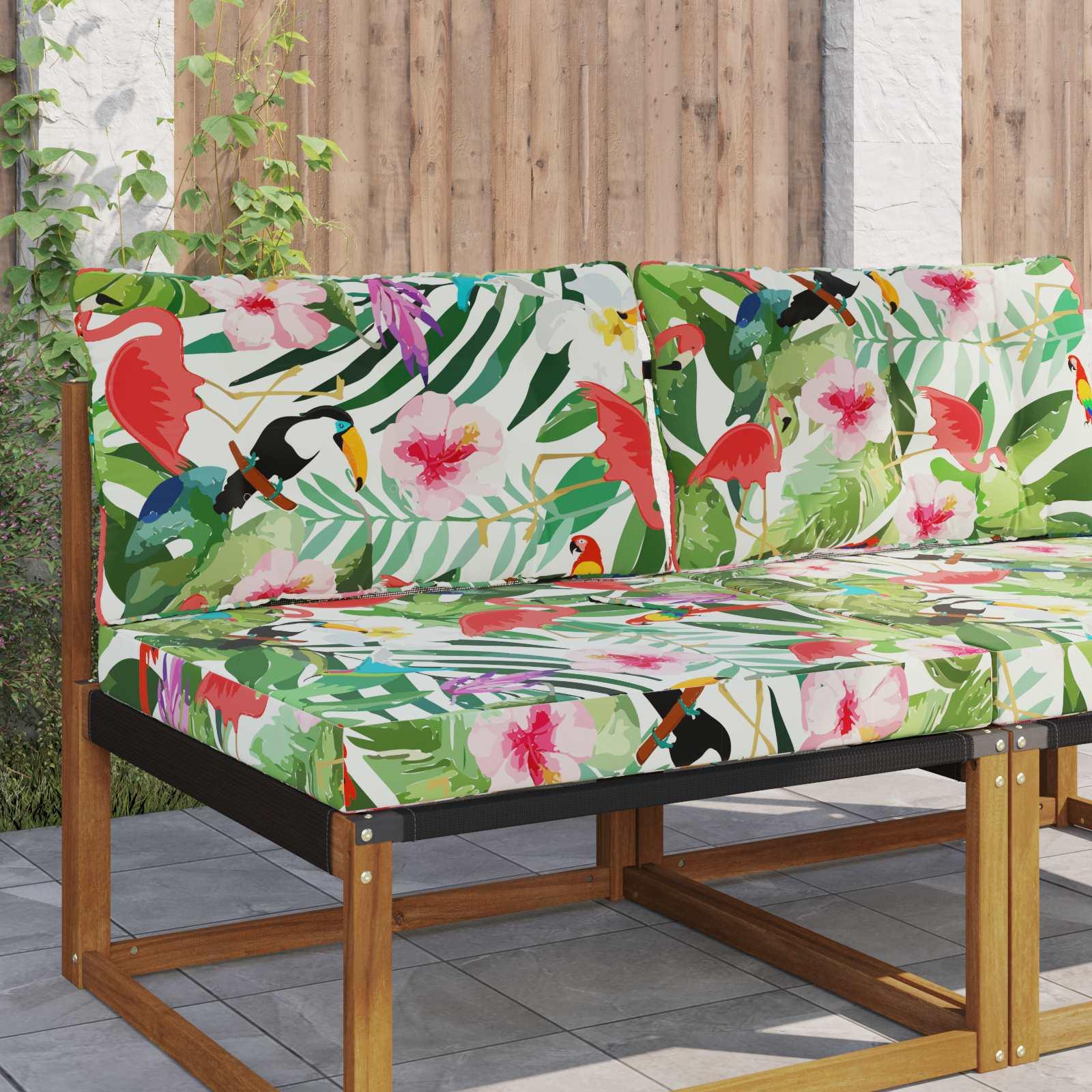 Udendørs Sofa Pude 2 stk farverig Polyester