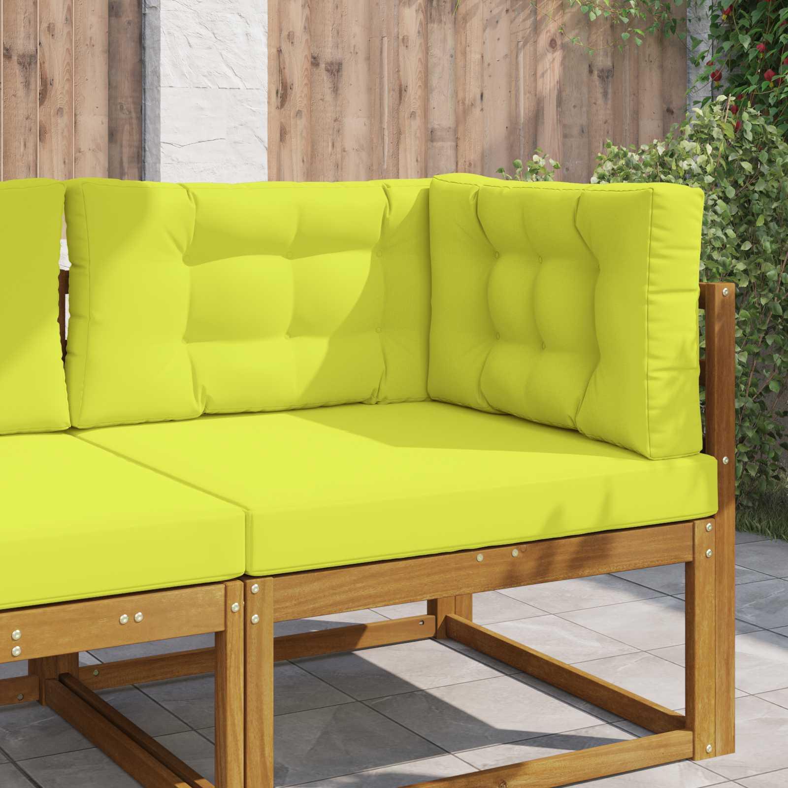 Udendørs Sofa Pude 3 stk Grøn Polyester