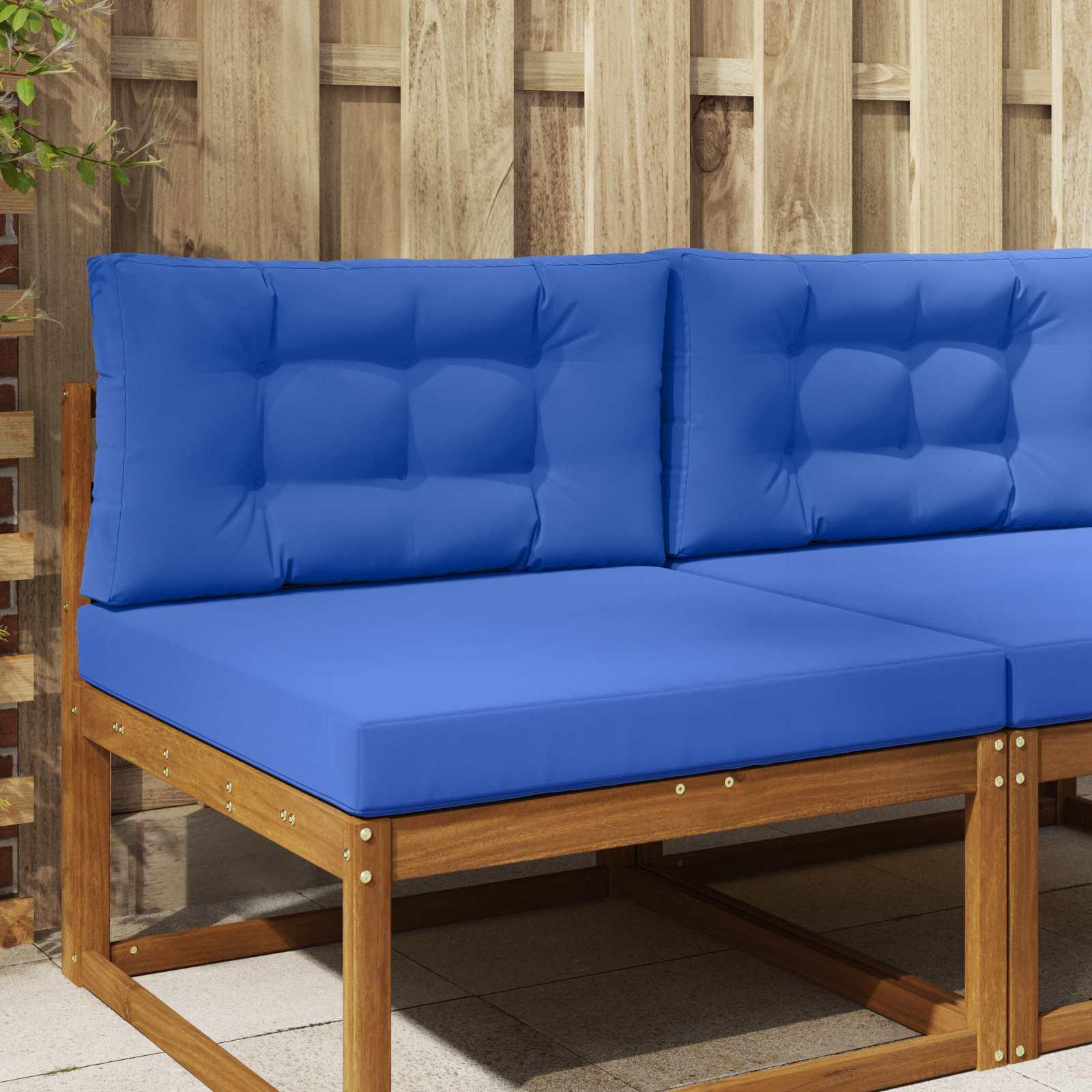 Udendørs Sofa Pude 2 stk Turkis Polyester
