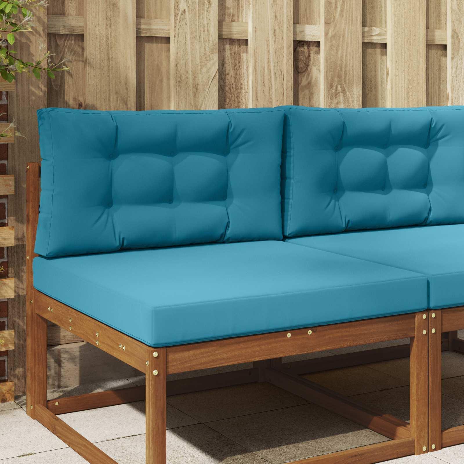 Udendørs Sofa Pude 2 stk Kongelig blå Polyester