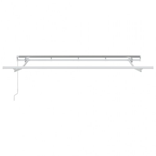 Udtrækkelig markise - brun 300 × 200 cm med aluminiumsramme