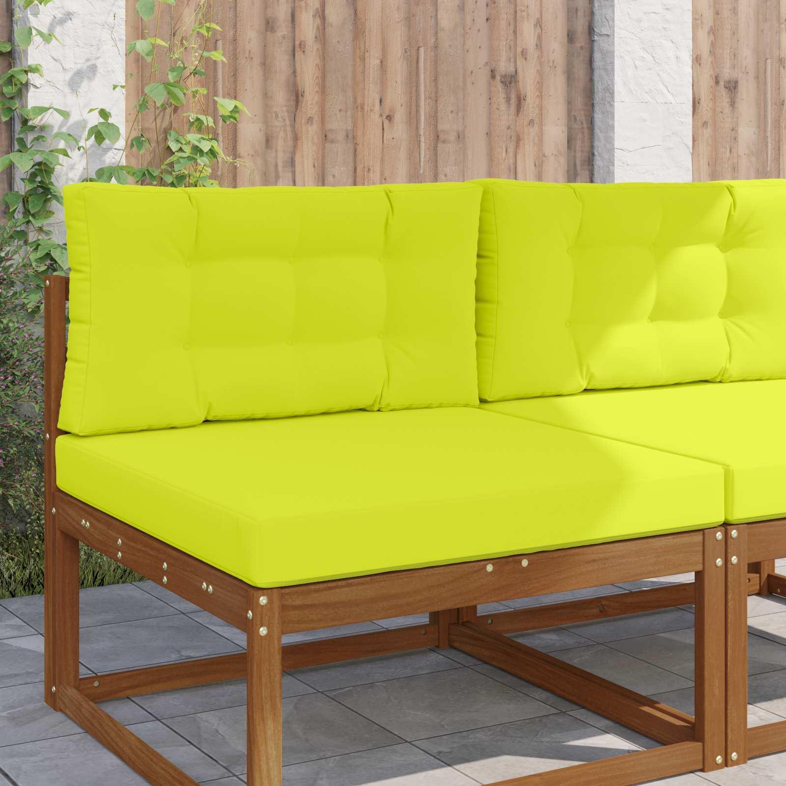Udendørs Sofa Pude 2 stk Grøn Polyester