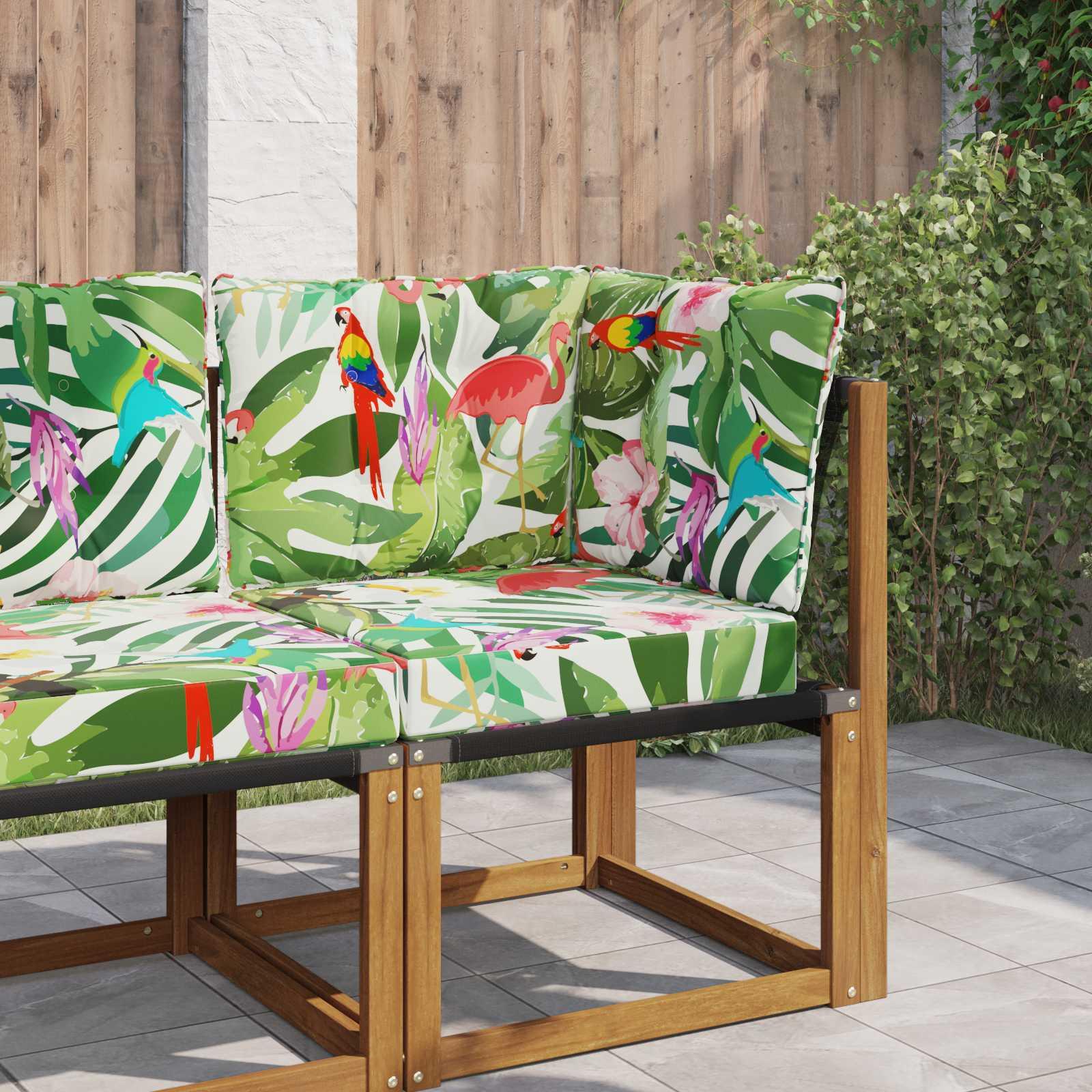 Udendørs Sofa Pude 3 stk farverig Polyester