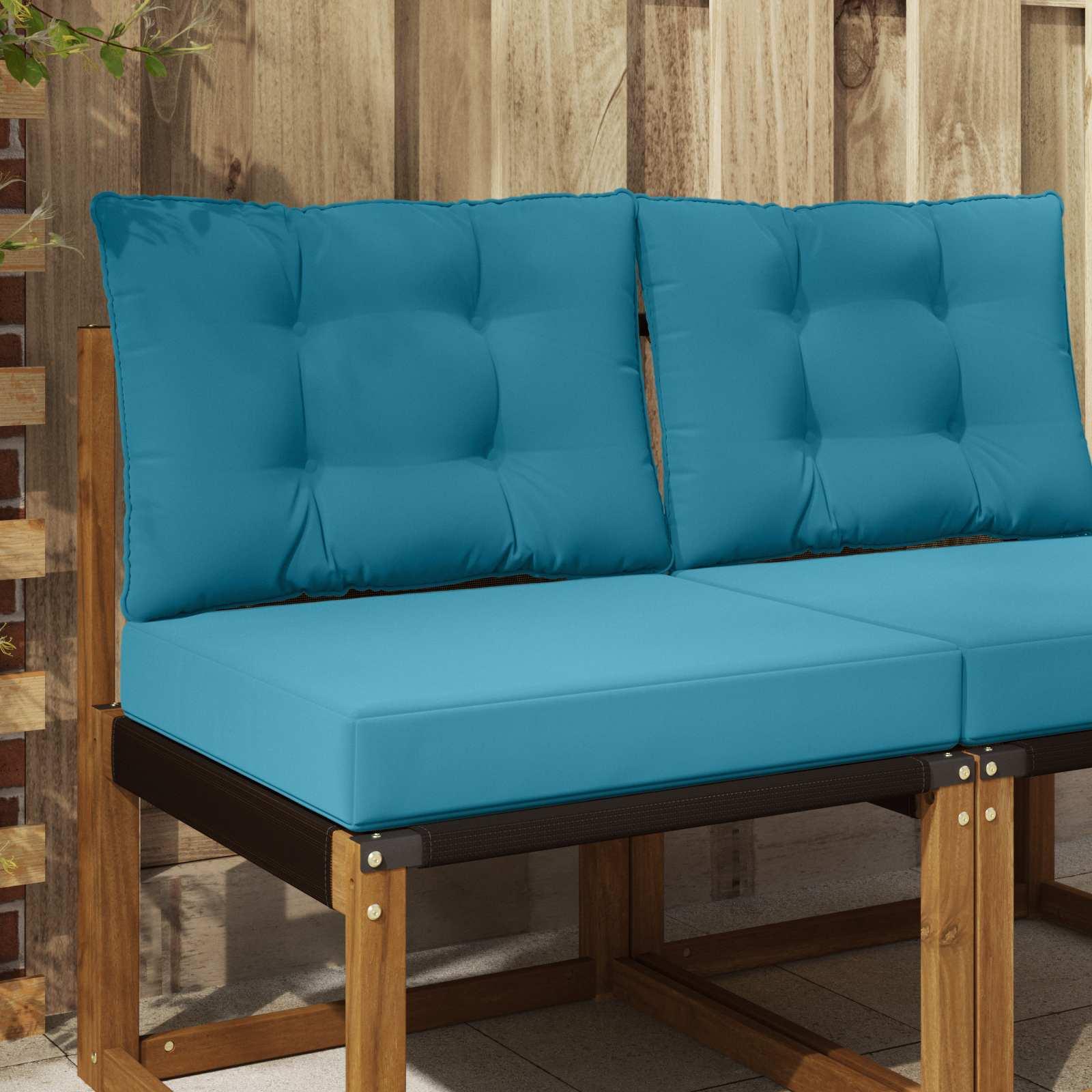 Udendørs Sofa Pude 2 stk Kongelig blå Polyester