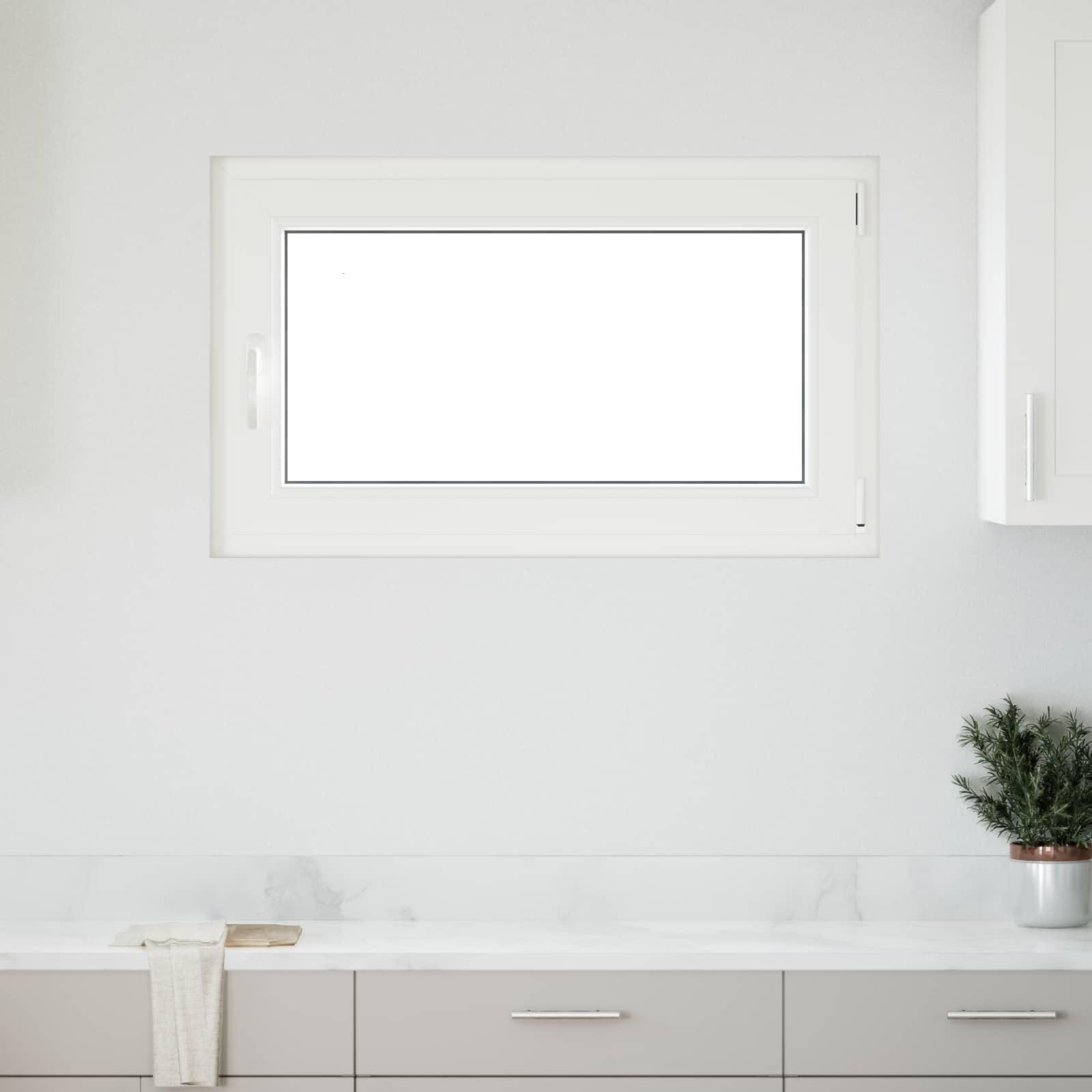 Kældervindue RISOR Antracit 100 x 70 cm PVC og glas