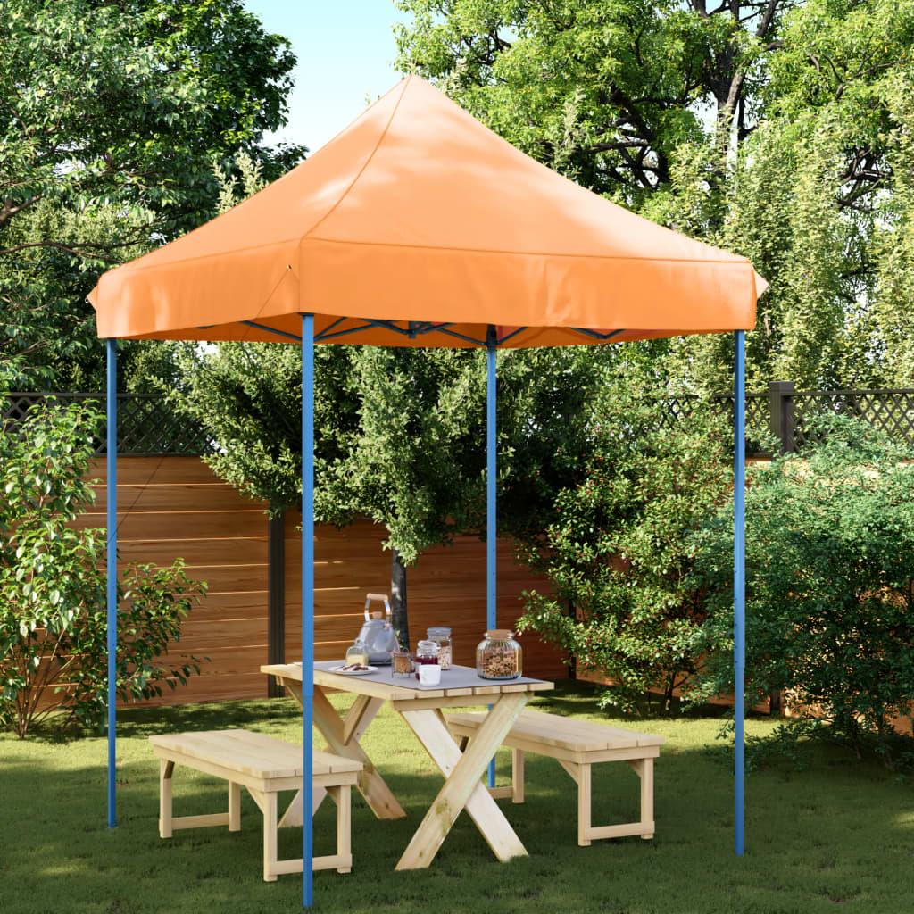 Pop op-festtelt 200x200x306 cm foldbart orange