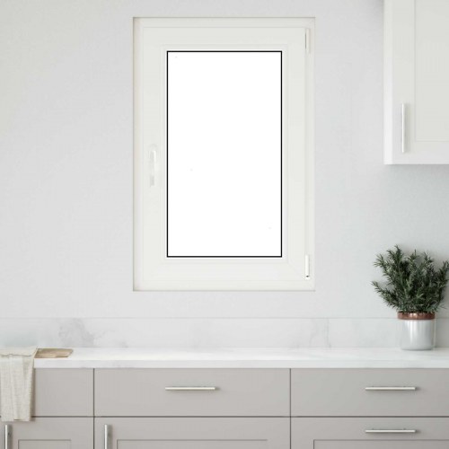 Kældervindue RISOR 60 x 80 cm - indvendig hvid