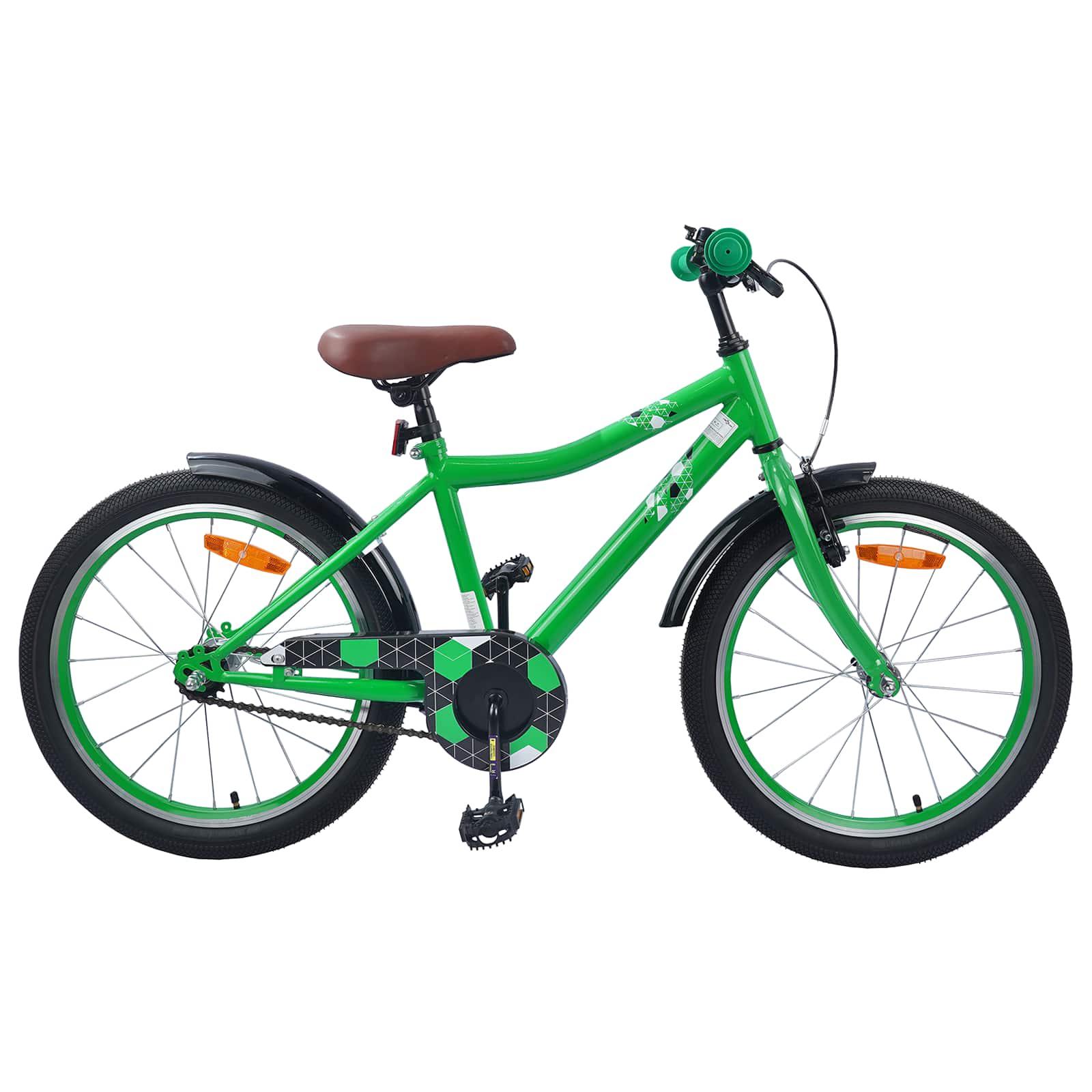 BÃ¸rnecykel 18 tommer til 5-7 Ã¥r gammel GrÃ¸n