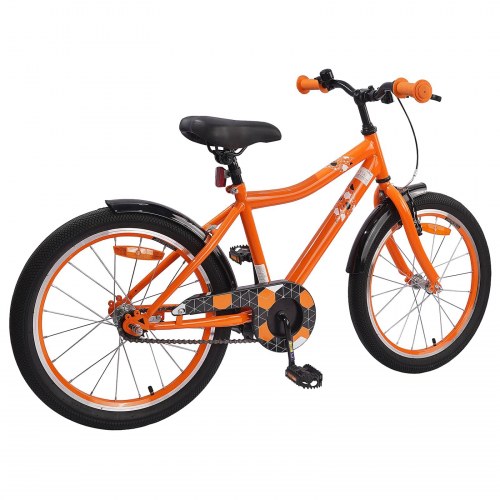 Børnecykel 18 tommer til 5-7 år gammel Orange